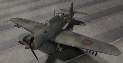 Blackburn 25 roc mk 1 Selten Flugzeug ww2 wwii Krieg KriegLANE Militär raf britisch Kämpfer 3d print model - Mito3D