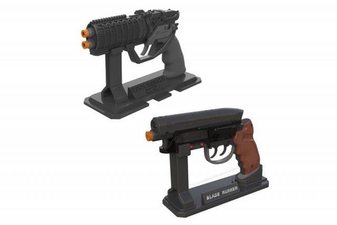 bıçak ağzı koşucu tabancalar 2 yazdırılabilir modeller stl kişisel kullanım oyuncaklar yazdırılabilir oyuncak kendin yap Kostüm oyunu video oyun stl bıçak ağzı koşucu ajan çirkin rick kopya tabanca silah blaser 3d print model - Mito3D