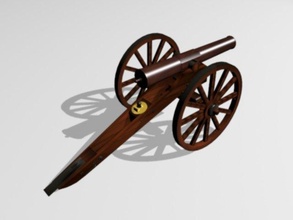 blakely artillery 4 9 pdr 3d print model in 3dexport cannon peru chile pacific war 1879 gunmodel weaponry 3d print model - Mito3D