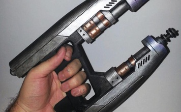 blaster en 3d de impresión arma fuego el láser desmontaje la asamblea estrella guerras ejército espacio 3d print model - Mito3D