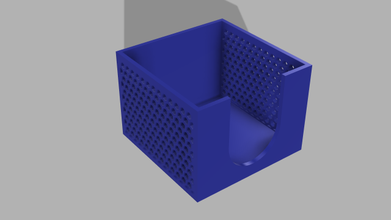 blocknote box free office 3d print model - Mito3D