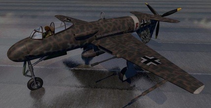blohm und voss bv p 193 3d modelo in bombardeiro 3dexport aeronave avião warplane militares histórico ww2 wwii protótipo alemão mergulho 3d print model - Mito3D