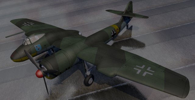 blohm und voss bv p 194 3d modelo in bombardeiro 3dexport aeronave avião warplane militares histórico ww2 wwii alemão experimental lutador 3D print model - Mito3D