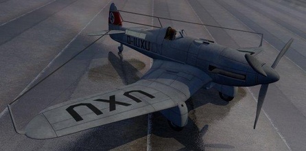 Blohm und voss 137 v5 aeromobili aereo warplane militare storico ww2 durante seconda guerra mondiale Tedesco tuffo bombardiere 3d print model - Mito3D
