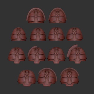 blood angels shoulder 3d print model in board games 3dexport 3dprint printing wh40k warhammer warhammer40k warhammer40000 stl miniatures terminator mk3 mk4 mk6 phobos mk10 gravis mk7 3d print model - Mito3D