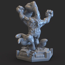 sangre monstruo 3d impresión modelo in monstruos criaturas 3dexport figuritas estatua dc fuerte 3d print model - Mito3D