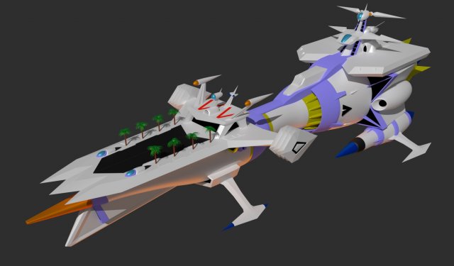 azul tufão jogos sônica ar modelo 3D print model - Mito3D