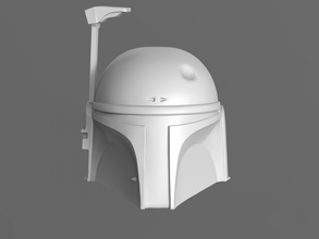 galáxia caçador capacete ventilador arte 3d impressão modelo in estatuetas 3dexport bobafett soldado guerra estrelas jedi vader 3d print model - Mito3D