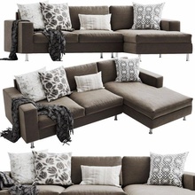 boconcept indivi2 chaise lounge sofa ditre italia plaid cushion pillow sectional meridiani lady bed kare modena zurich osaka fargo carlton cenova mezzo hampton 3d print model - Mito3D