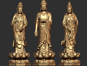 bodhisattva 001 3d drucken modell skulptur 3dexport buddha statue religion gold zahl objekt gautam budha 3dprint cnc 3dprintable bronze silber heilig druckbar guatam religiou kunst 3d print model - Mito3D