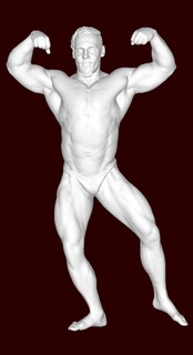 bodybuilder man 3d print model - Mito3D