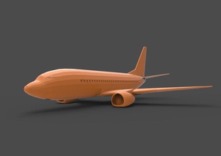 boeing 737 3d impressão modelo in veículo 3dexport 800 900 max8 comercial aviação avião ar voar aeronave passageiro cia aérea negócio jato bbj geração 3d print model - Mito3D