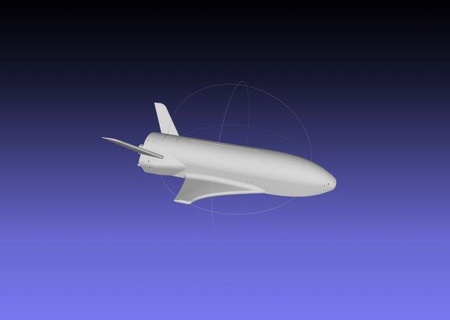 Boeing x 37b oTV deneysel uzay uçağı minyatür araç roket aracı uçuşu 37 x37 3d print model - Mito3D