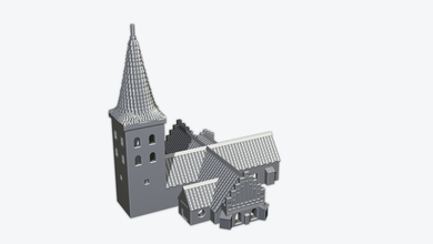 bogense igreja 3d print model - Mito3D