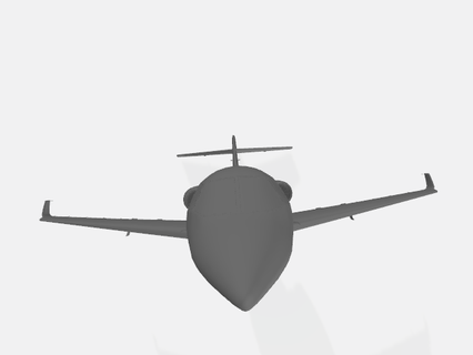 bombardiere crj 200 3d Stampa modello giocattoli aereo grazie mlt 3d print model - Mito3D