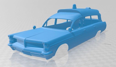bonneville ambulance kennedy 1963 printable body car slot scalextric tamiya rc miniz hobby 3d print model - Mito3D