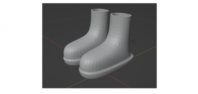 boots 25cm long 3d print model in 3dexport shoes footwear 3d print model - Mito3D