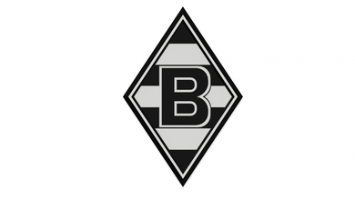borussia mönchengladbach mauer emblem 3d drucken modell zeichen logos 3dexport fußball bundesliga logo stl datei innere dekoration 3d print model - Mito3D