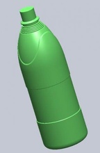 bouteille eau Javel iges 3d print model - Mito3D