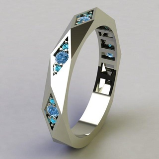 boucheron diamante squillare anelli gioielleria anello diamanti 3d print model - Mito3D