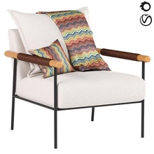 boucle attique fauteuil 3d modèle in chaise 3dexport cuir 3d print model - Mito3D