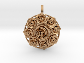 bouquet pendant colgante flowers roses rosas flores 3d print model - Mito3D