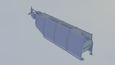 baleine veille eveonline navire minerai vaisseau spatial Jeu 3dprint mmo transport véhicule miniatures Véhicules 3d print model - Mito3D