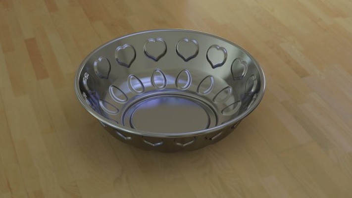 bowl 3d print model in kitchen dining 3dexport plate tableware 3d print model - Mito3D