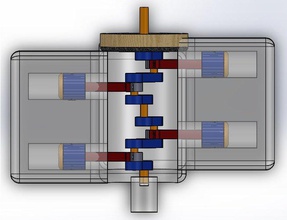 boîte moteur 3d imprimé modèle impression in ingénierie 3dexport pistons vilebrequin volant épingle connecting rod 3d print model - Mito3D