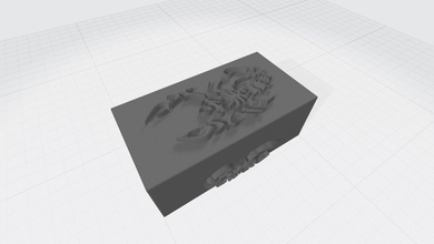 caixa de horóscopo scarpion mada krepelis menas stiliaus 3d print model - Mito3D