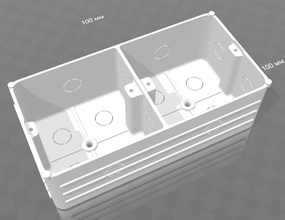 scatola energia presa 3d stampa modello in 3dexport 3d print model - Mito3D