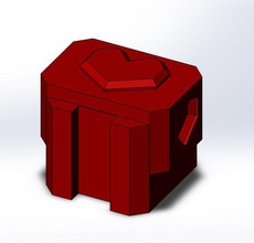 casella di anello box 3d print model - Mito3D