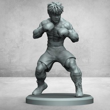 boxer 3d impressão modelo in homem 3dexport arte digital escultura anime colecionáveis personajes 3d print model - Mito3D
