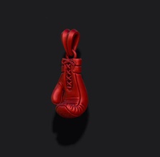 boxing gloves pendant 3d print model in pendants 3dexport gold jewel jewelry printable silver glove boxer ring everlast protex box fight punch sport arena clothes martial 3d print model - Mito3D