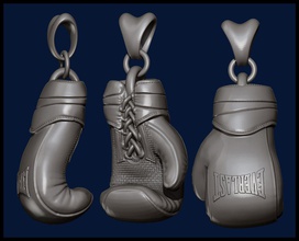boxing gloves 3d print model in pendants 3dexport glove boxer ring everlast protex box fight punch speed bag arena clothes gym brawl martial equipment wrestling hand 3d print model - Mito3D