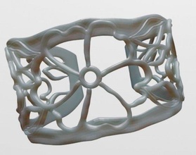 bracelet spring flowers 3d print model - Mito3D