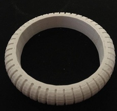 bracelet classique fléchir souple rond anneau bijoux mode personnalisable personnalisé 3d print model - Mito3D
