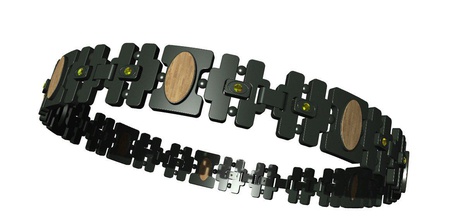 bracelet gems wood other other---- 3d print model - Mito3D
