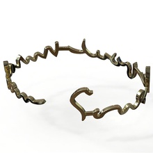 bracciale sous le pont mirabeau gioielli braccialetto gemelli poesia francia il francese 3d print model - Mito3D