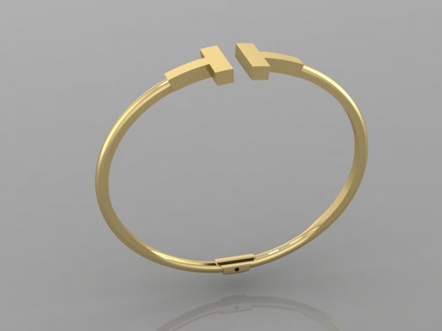 Armband Tiffany Schmuck Silber Gold Sterling Design 3D print model - Mito3D