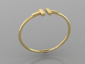 braccialetto tiffany gioielleria argento oro sterlina design 3d print model - Mito3D