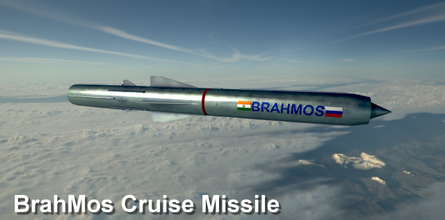 brahmos croisière missile soviétique armée python russe Inde explosif tomahawk sidewinder balistique aam arme militaire vol 3d print model - Mito3D