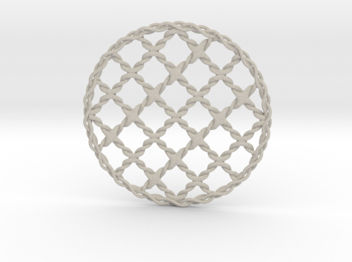 treccia di sottobicchieri coaster intrecciato trenzado posavasos 3D print model - Mito3D