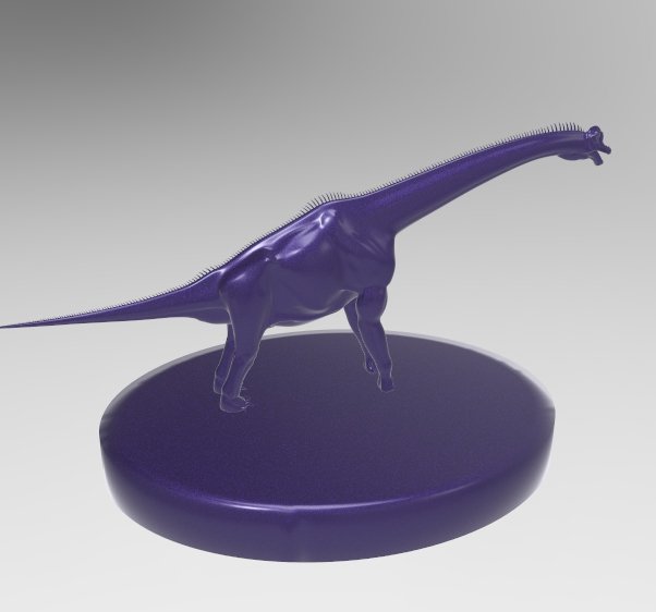 brashiosaurus la impresión 3d de modelo los dinosaurios animal monster 3D print model - Mito3D