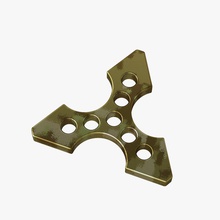 brass knuckles ninja star fidget spinner self-defence knuckle-duster secret weapon death-blow safety defense military keychain hand acute deadly sick 3d print model - Mito3D
