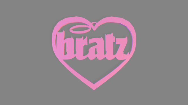 Bratz arete forma corazón película 3D print model - Mito3D