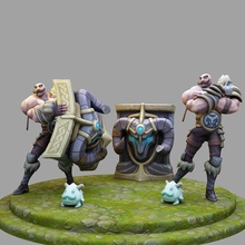 braum league of legends 3d print model in man 3dexport character toy body lol champion stl 3dprint games toys game accessories art 3d print model - Mito3D