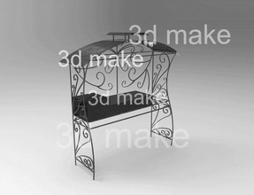 brazier 3d model in cookware tools 3dexport 3d-make projects 3d print model - Mito3D