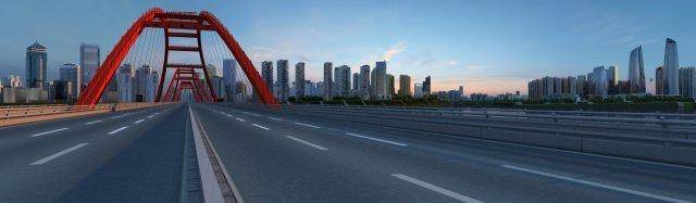 puente animación arquitectónico arquitectura edificio castillo China sueño emperador exterior 3d print model - Mito3D