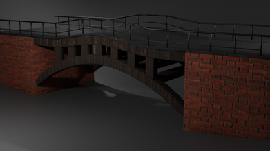 bridge wood metal 3d print model - Mito3D
